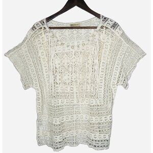 Democracy Ivory Crotchet Top Women’s Medium ($84)